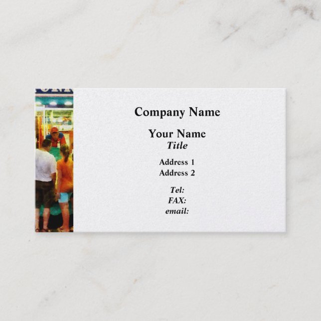 Funnel Cake - Platinum Business Card (Front)