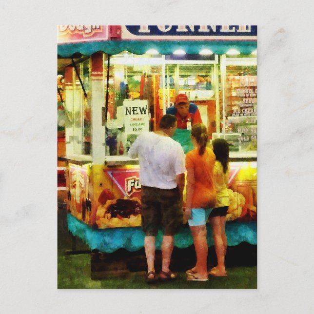 Funnel Cake Postcard (Front)