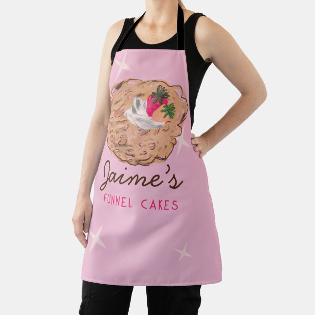 Funnel Cakes Food Truck Baker Business Apron (Insitu)