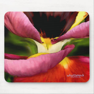 Funneling Pansy Mouse Pad