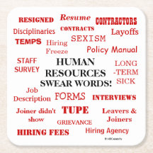 Funniest Human Resources Gift Idea HR Swear Words