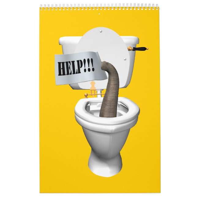 Funniest Weird Elephant Hybrids 2025 Calendar (Cover)