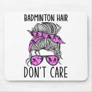 Funnny Badminton Player And Lover - Shuttle Badmin Mouse Pad