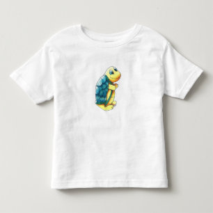 Funnry Cartoon Turtle  Toddler T-Shirt
