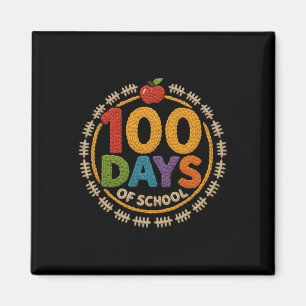 Funny 100 Days Of School Quote, Cool Teacher, 100t Magnet