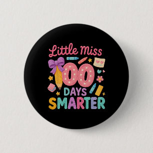 Funny 100 Days Of School Teacher Student Kids 100t 6 Cm Round Badge