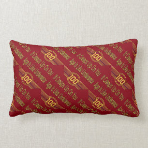 Funny 100th Birthday Gifts. Age is like underwear Lumbar Cushion