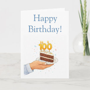 Funny 100th card
