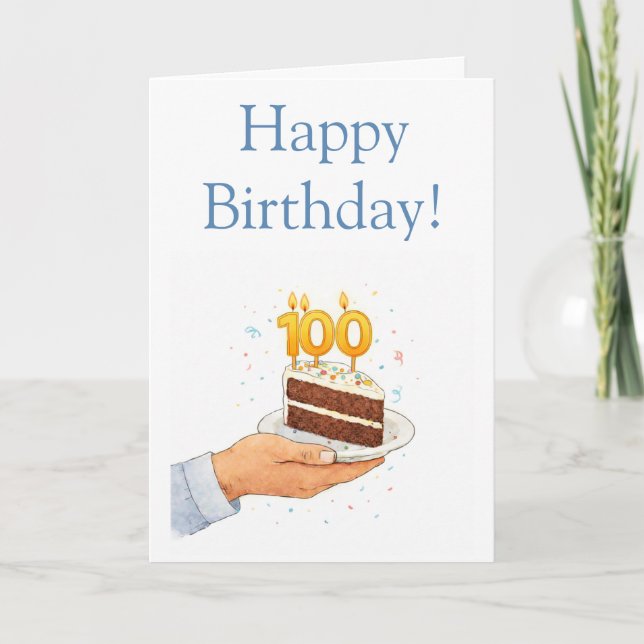 Funny 100th card (Front)