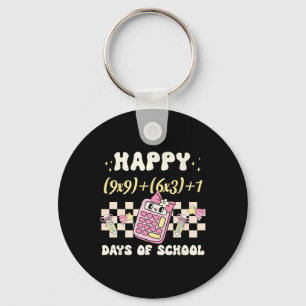 Funny 100th Day Math Formula 100 Days Of School Ma Key Ring