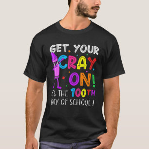 Funny 100Th Day Of School Dabbing Kids Boys Girls T-Shirt