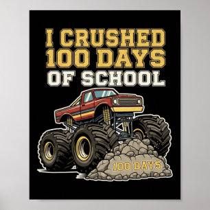 Funny 100th Day Of School For Teacher Or Student _ Poster