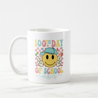 Funny 100th Day Of School Vibes Coffee Mug