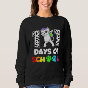 Funny 101 Days Of School Dabbing Dalmatian Dog Sweatshirt