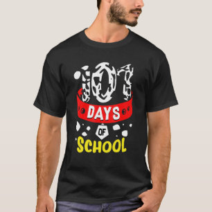 Funny 101 Days School Dog 100th Days Smarter Teach T-Shirt
