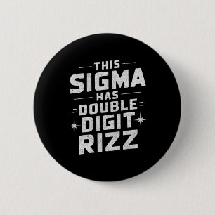 Funny 10 Year Old Birthday Rizz Sigma Brain Rot Bo 6 Cm Round Badge