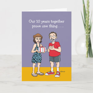 Funny 10th Anniversary Card