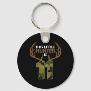 Funny 11th Birthday 11 Year Old Deer Hunter Gift B Key Ring
