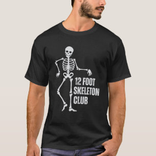Funny 12 Foot Skeleton Club Halloween Kids Trick T-Shirt