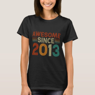 Funny 12 Year Old Awesome Since 2013 Birthday Son T-Shirt