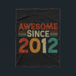 Funny 13 Year Old Awesome Since 2012 Birthday Son  Fleece Blanket<br><div class="desc">Funny 13 Year Old Awesome Since 2012 Birthday Son Boy</div>