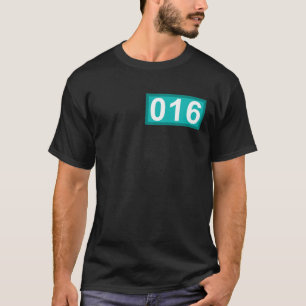 Funny 16 Year Old Gifts Number 016 Patch 16Th Birt T-Shirt