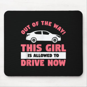 Funny 16th Birthday Driving Quote For A New Licens Mouse Pad