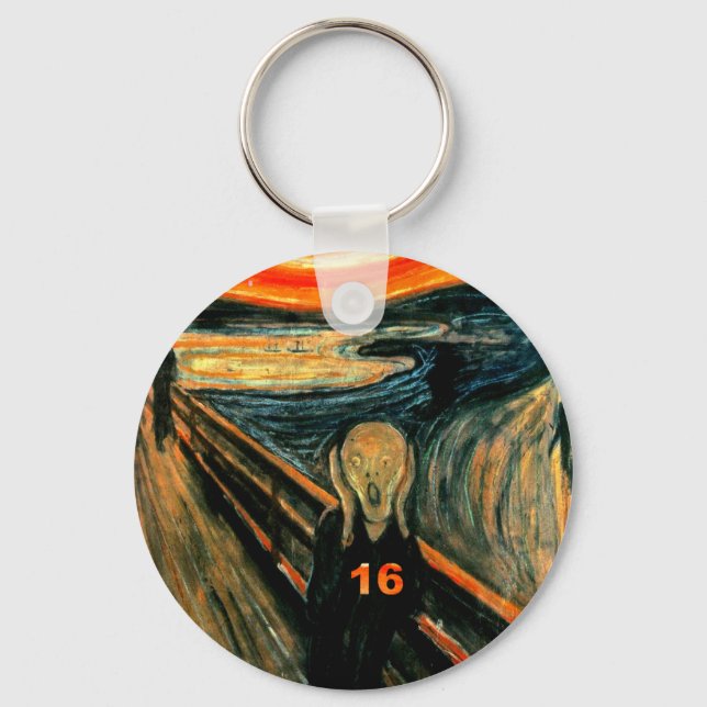 Funny 16th Birthday Gifts! Key Ring (Front)