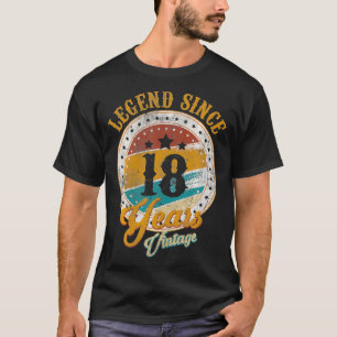 funny 18th birthday gift born 2002 18 years old T-Shirt
