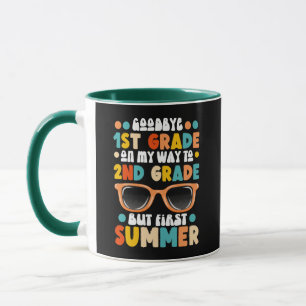 Funny 1st Grade Graduation to 2nd Grade Summer Mug