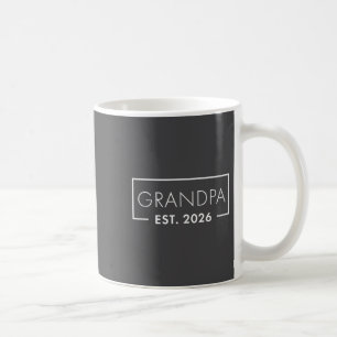 Funny 1st Time Grandpa Est 2026 New Grandpa  Coffee Mug