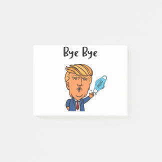 Funny 2020 Christmas Trump Mask Bye Bye Post-it Notes