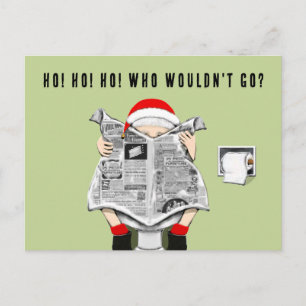Funny 2020 Holiday Cartoon Postcard