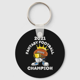 FUNNY 2021 FANTASY FOOTBALL CHAMPION FANTASY LEAGU KEY RING