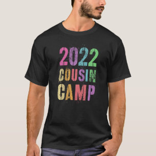 Funny 2022 Cousin Camp Grandma Grandpa Summer Trip T-Shirt