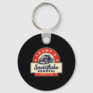 Funny 2024 Trump's Snowflake Removal Service Trump Key Ring