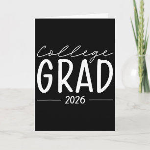 Funny 2026 College Graduate Graduation Grad Studen Card