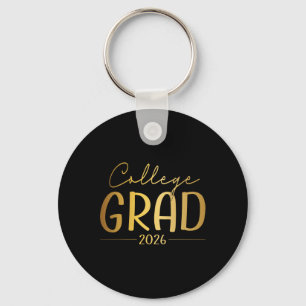 Funny 2026 College Graduate Graduation Grad Studen Key Ring