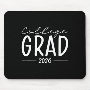 Funny 2026 College Graduate Graduation Grad Studen Mouse Pad