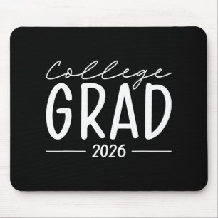 Funny 2026 College Graduate Graduation Grad Studen Mouse Pad