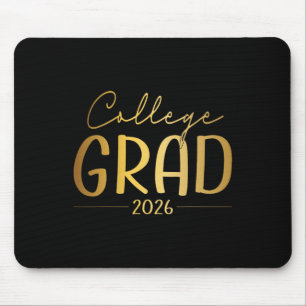 Funny 2026 College Graduate Graduation Grad Studen Mouse Pad