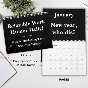 Funny 2026 Office Quote Calendar