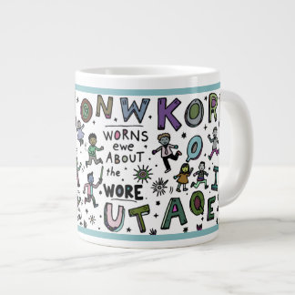 Funny 20oz Mug: Know Won Worns Ewe Large Coffee Mug