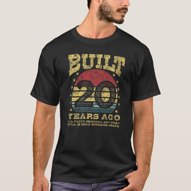 Funny 20th Birthday 20 Year Old B Day Joke Saying  T-Shirt (Front)