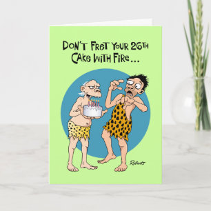 Funny 26th Birthday Card