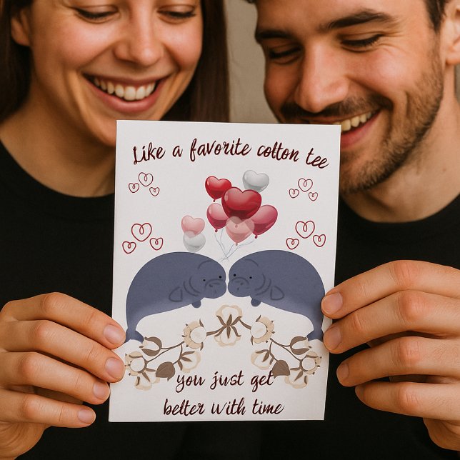 Funny 2nd Cotton Anniversary Card for Husband (Creator Uploaded)