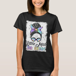 Funny 2nd Grade Back To School Afro Little Miss Se T-Shirt