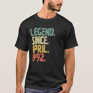 Funny 30 Years Old Men Women Legend Since April 19 T-Shirt