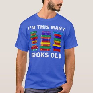 Funny 30th Birthday Book Lover Woman I'm This Many T-Shirt