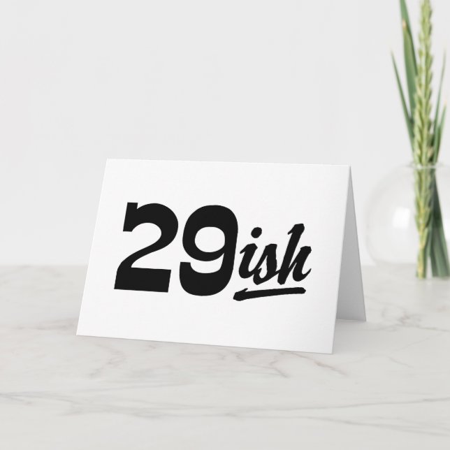Funny 30th Birthday Card (Front)
